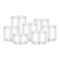 মধু কুকি ক্যান্ডি মশলার জন্য খালি স্বচ্ছ PET প্লাস্টিক স্টোরেজ জার 30ml